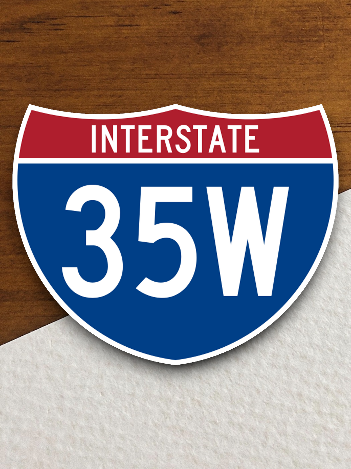 Interstate I-35W Sticker
