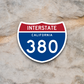 Interstate I-380 California Sticker