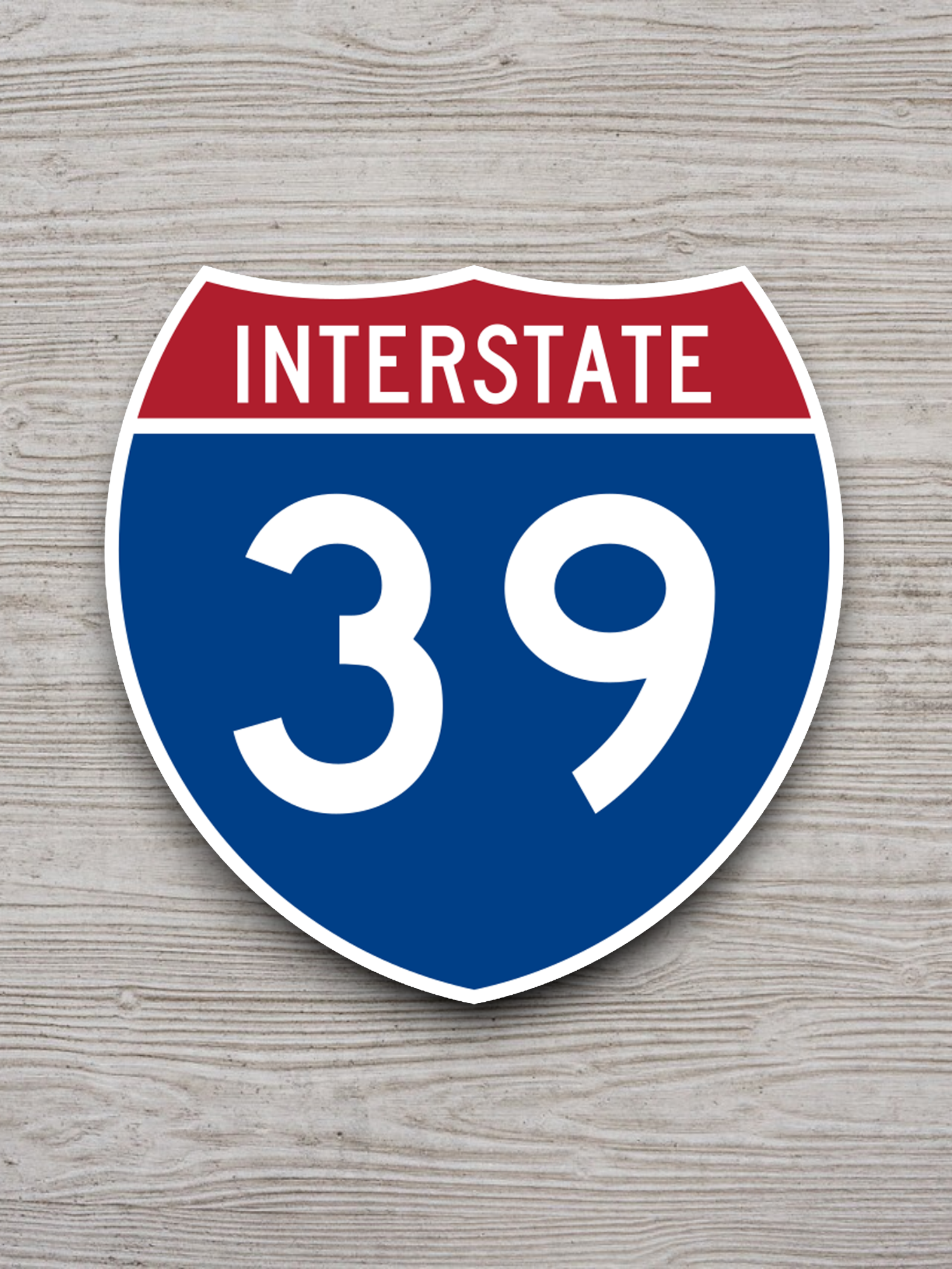 Interstate I-39 Sticker