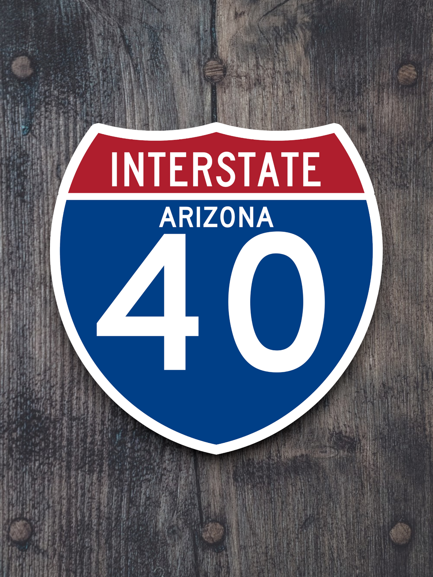 Interstate I-40 Arizona Sticker