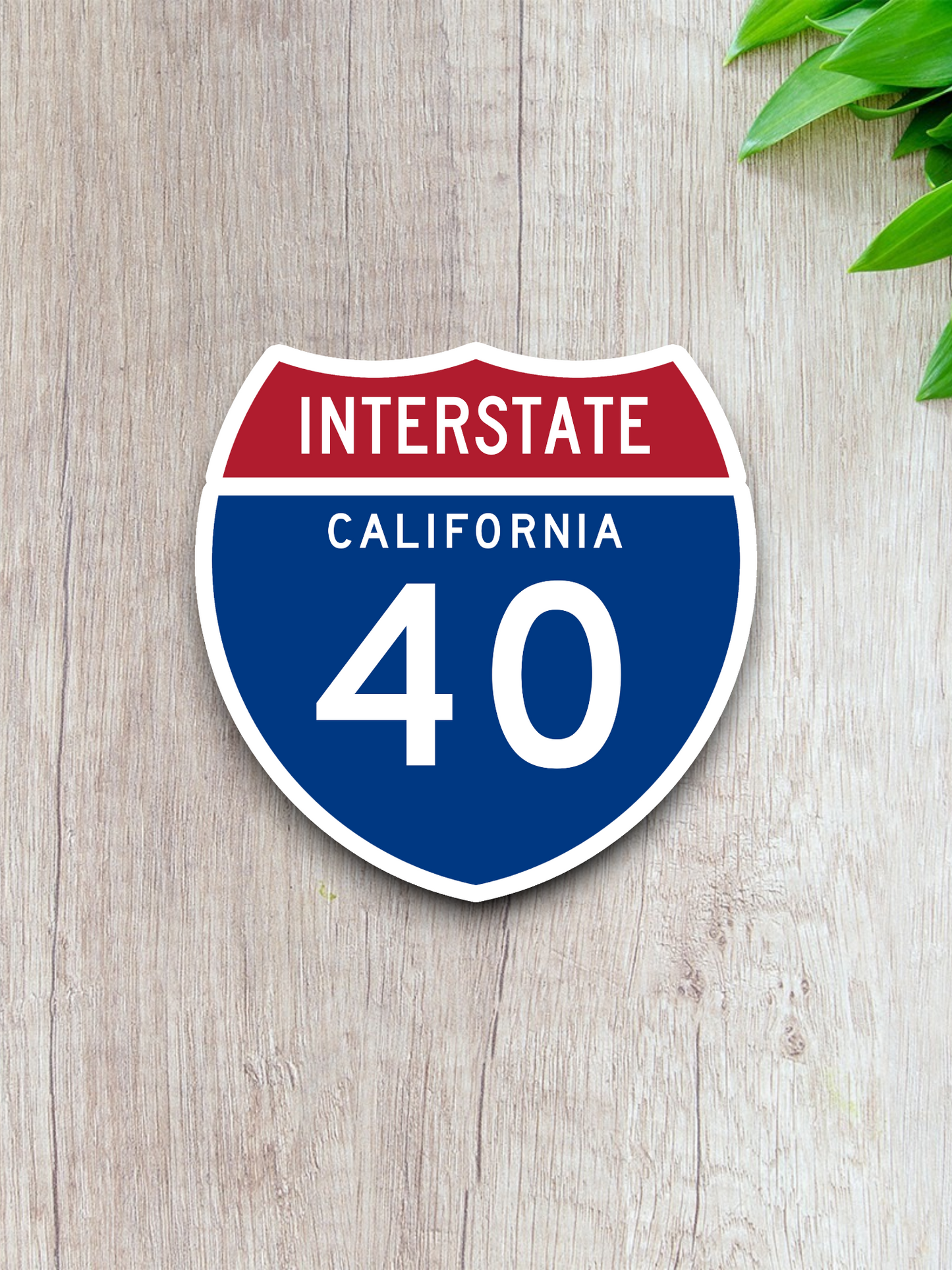 Interstate I-40 California Sticker