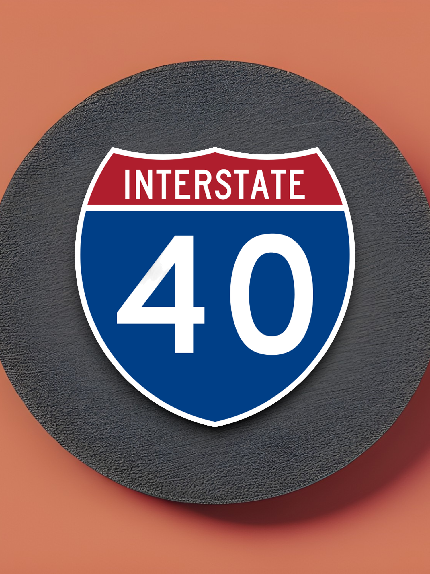 Interstate I-40 Sticker
