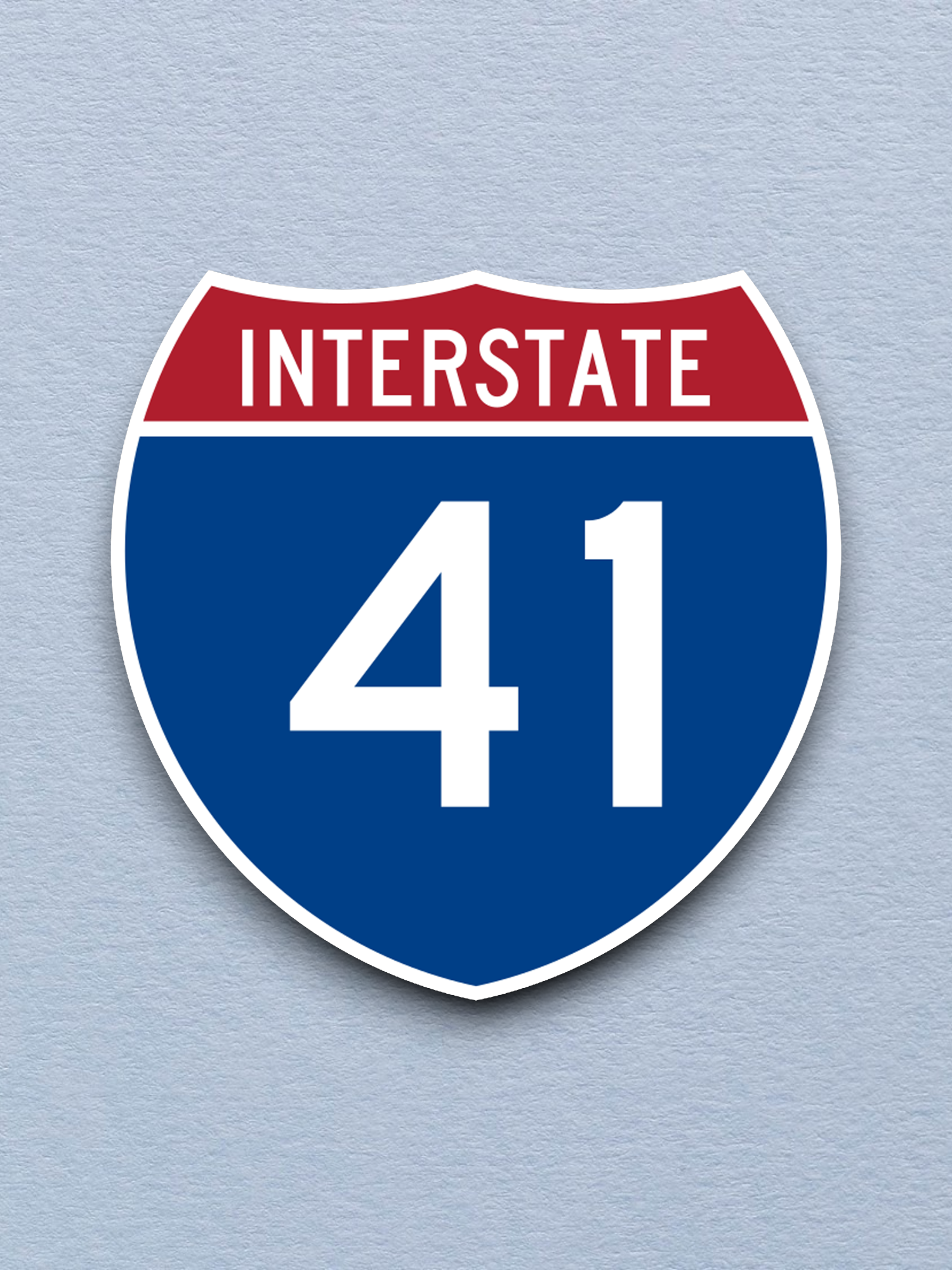 Interstate I-41 Sticker