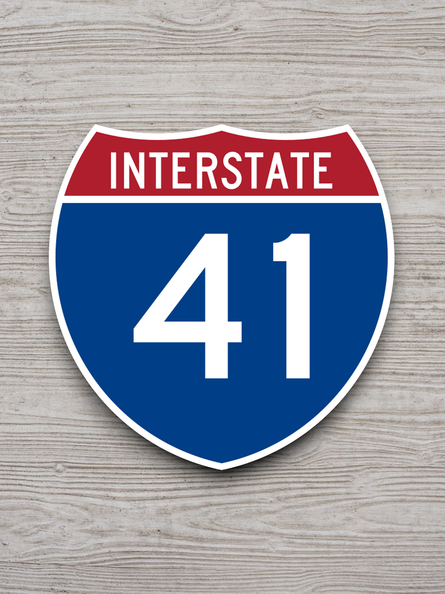 Interstate I-41 Sticker