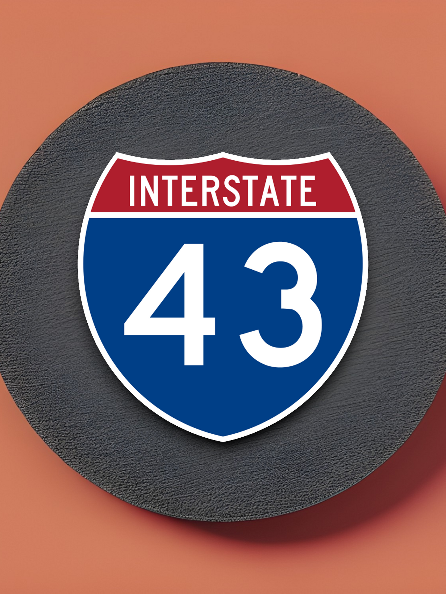 Interstate I-43 Sticker