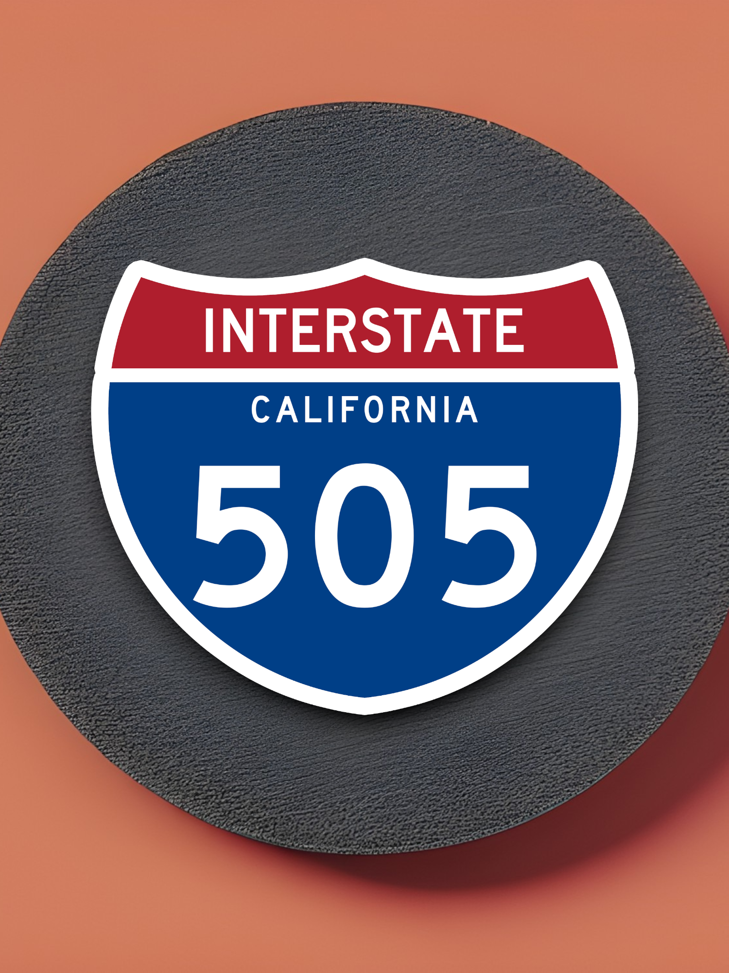 Interstate I-505 California Sticker