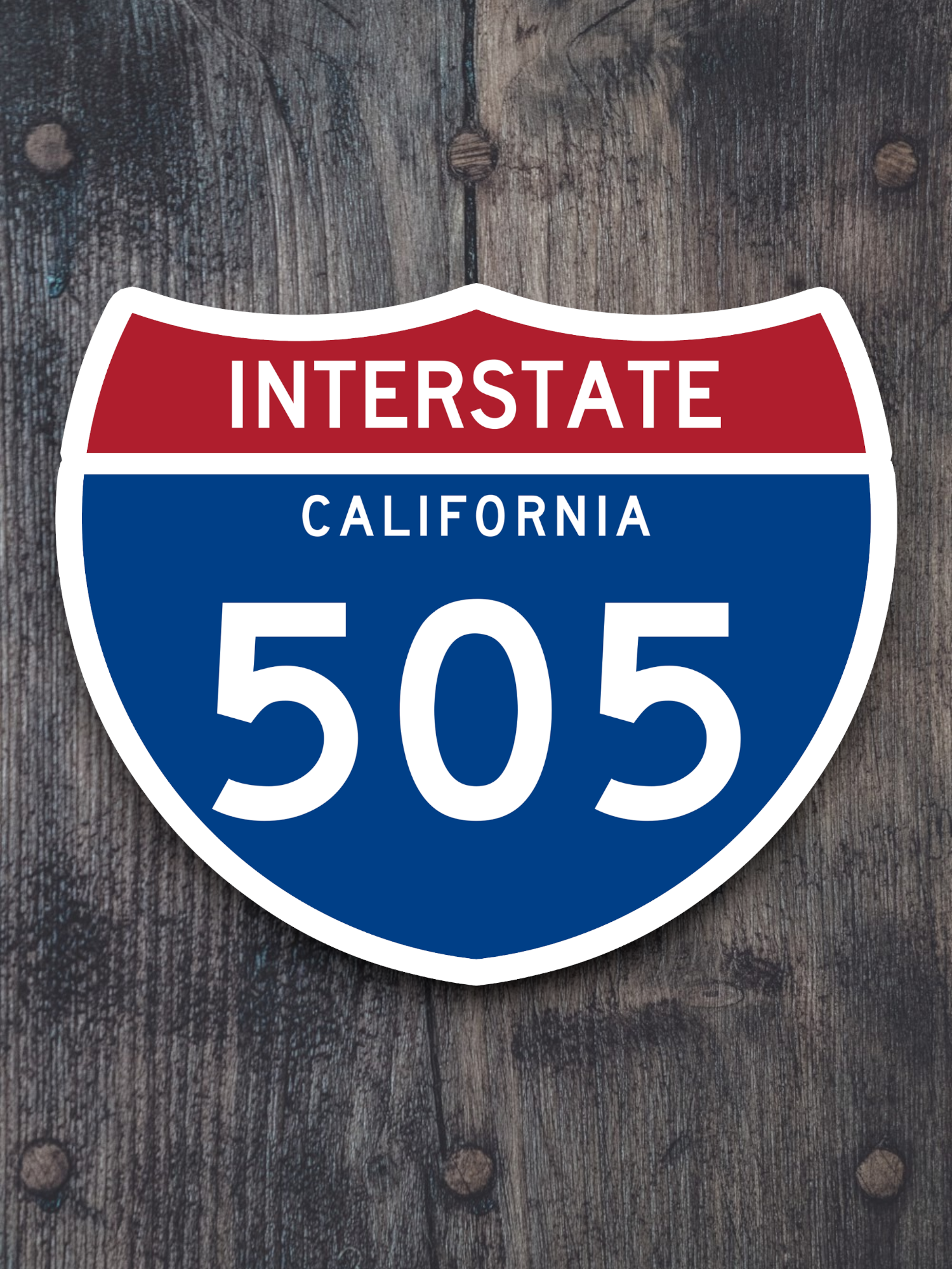 Interstate I-505 California Sticker