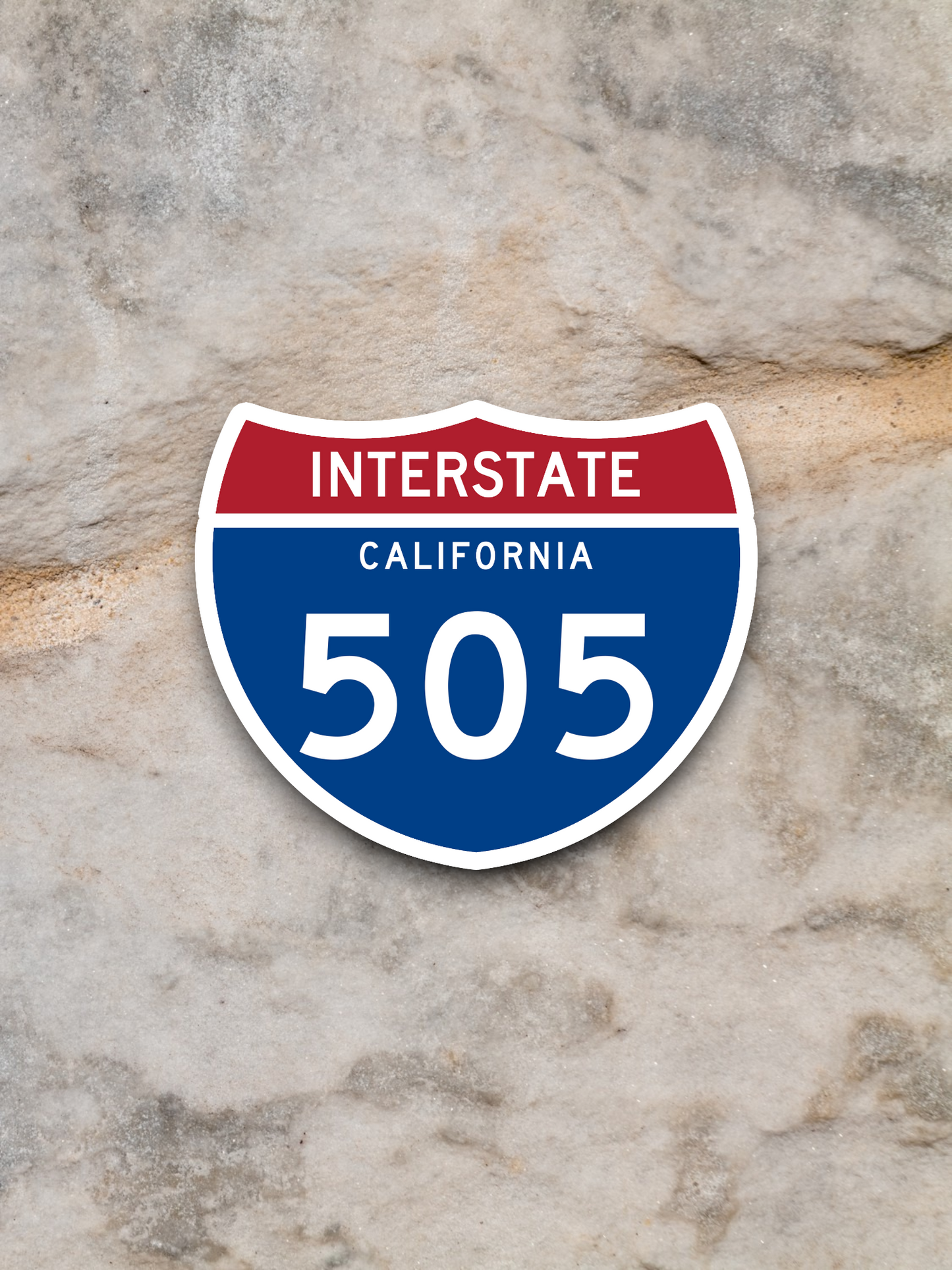 Interstate I-505 California Sticker