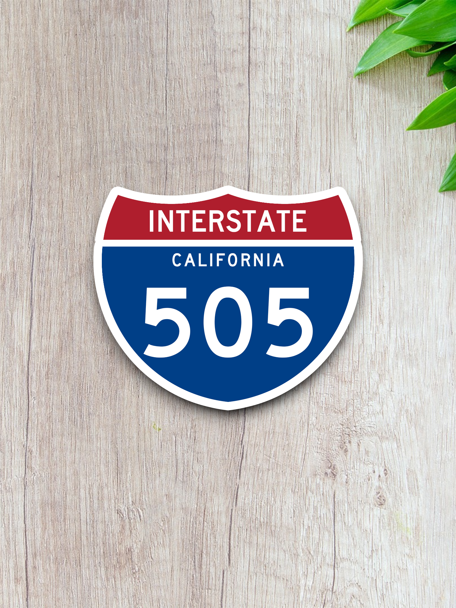 Interstate I-505 California Sticker