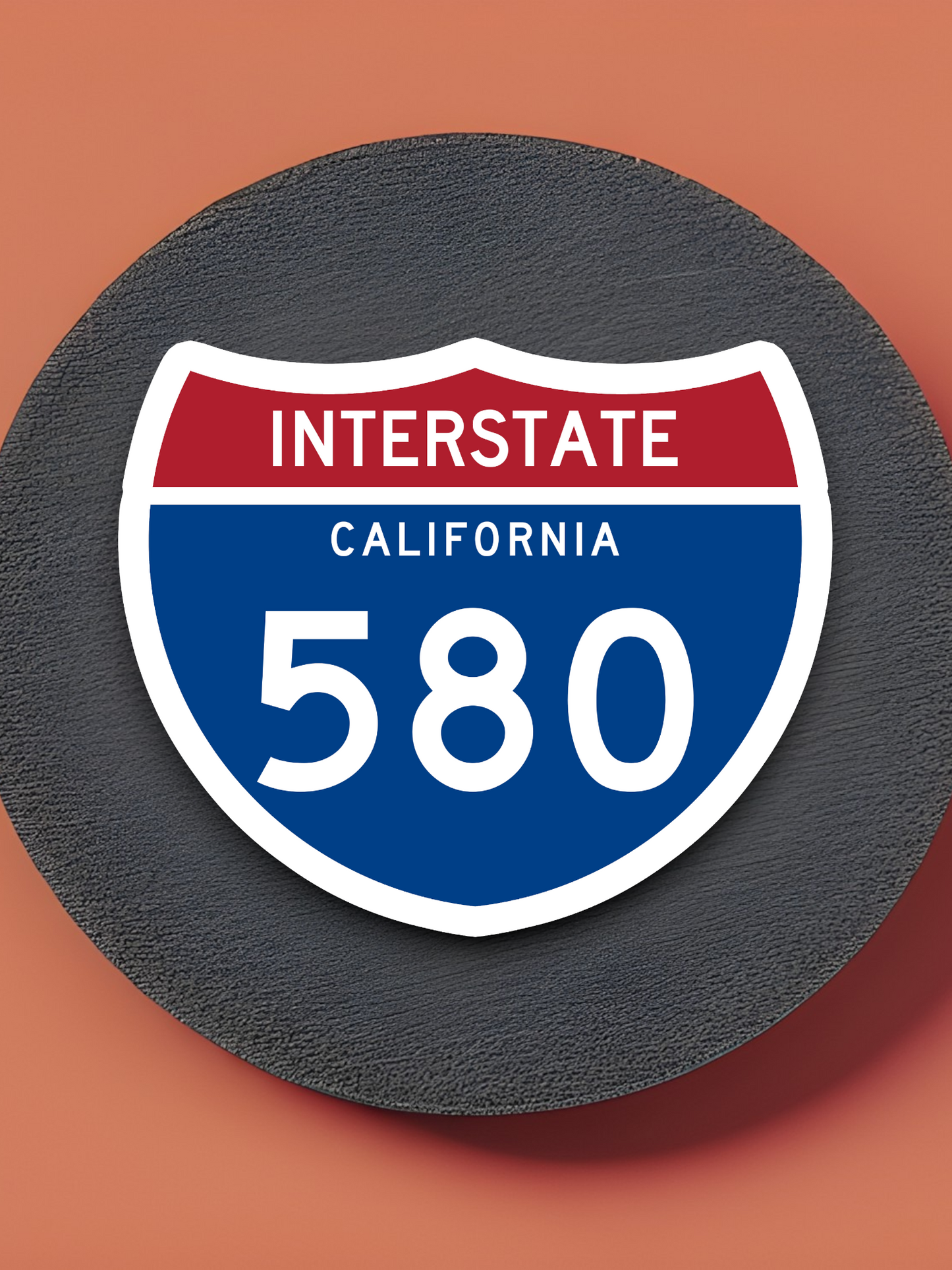 Interstate I-580 California Sticker