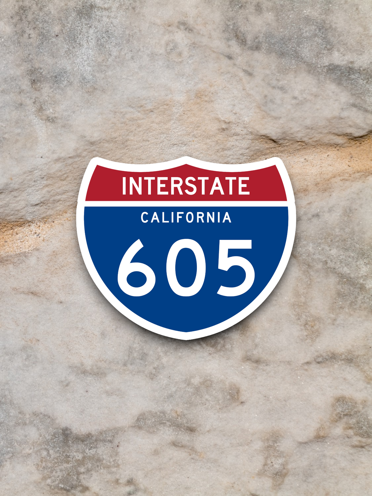 Interstate I-605 California Sticker