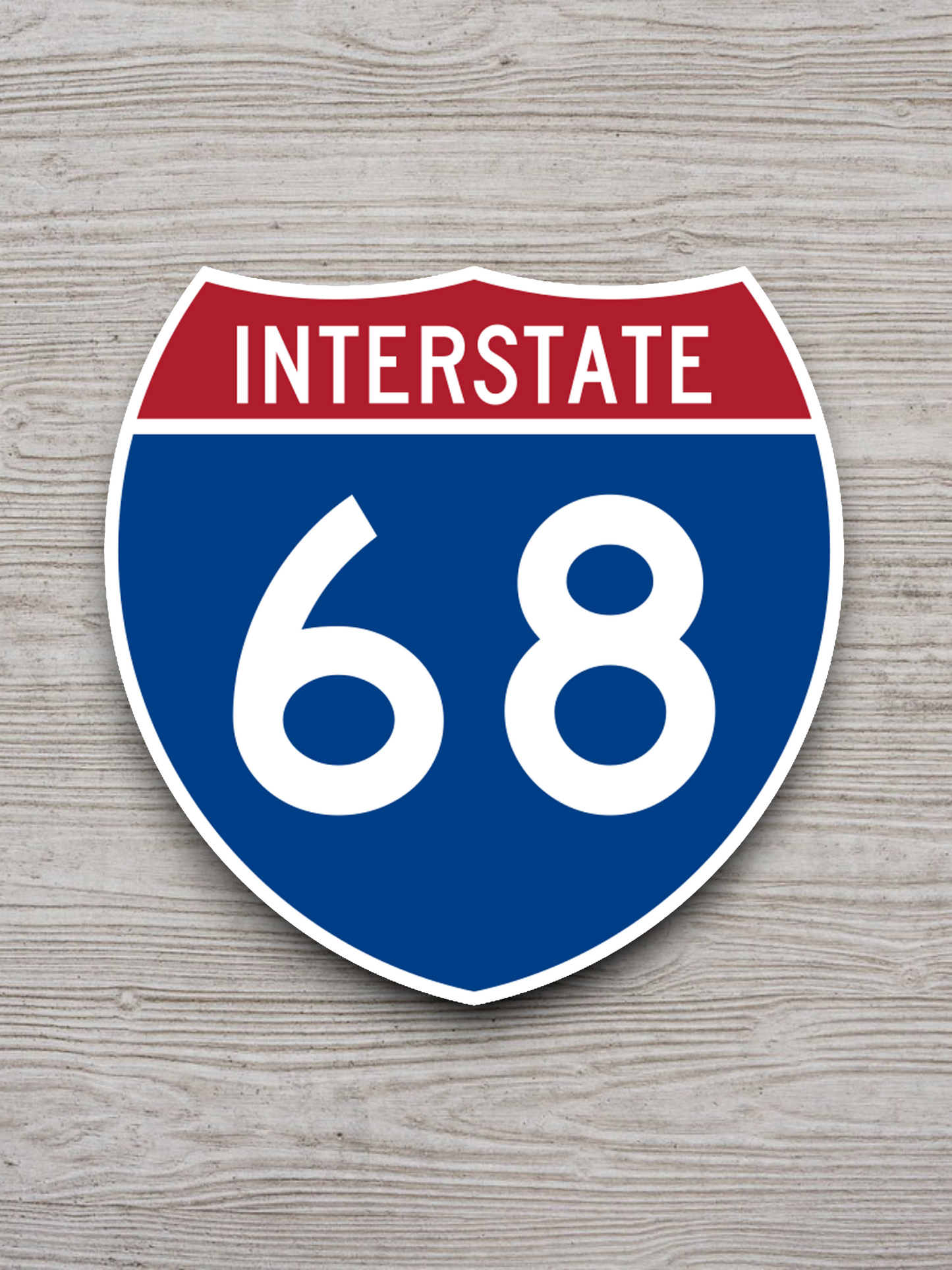 Interstate I-68 Sticker