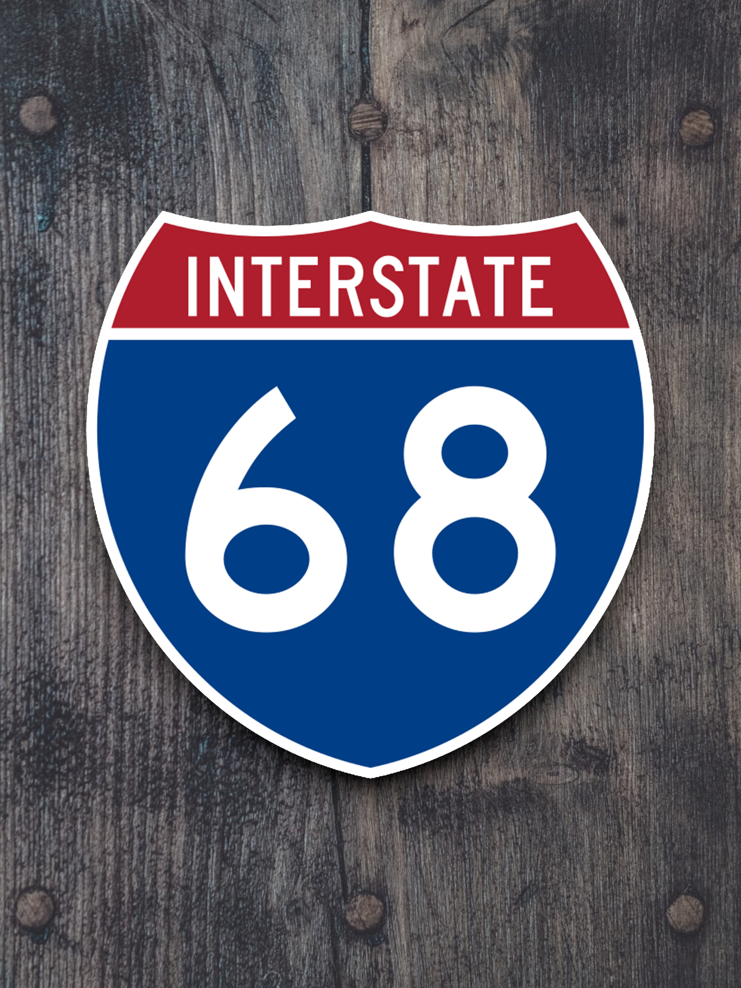 Interstate I-68 Sticker