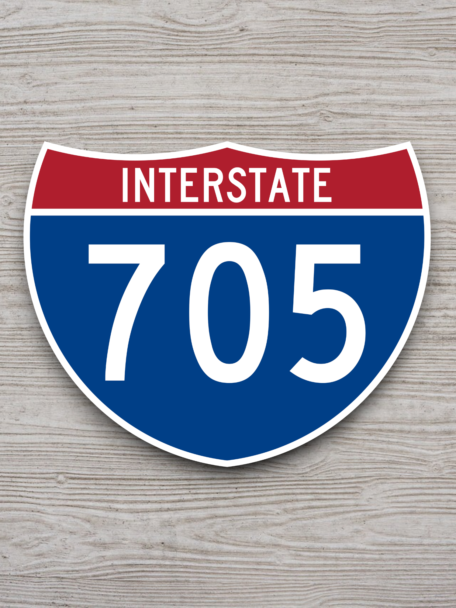Interstate I-705 Sticker