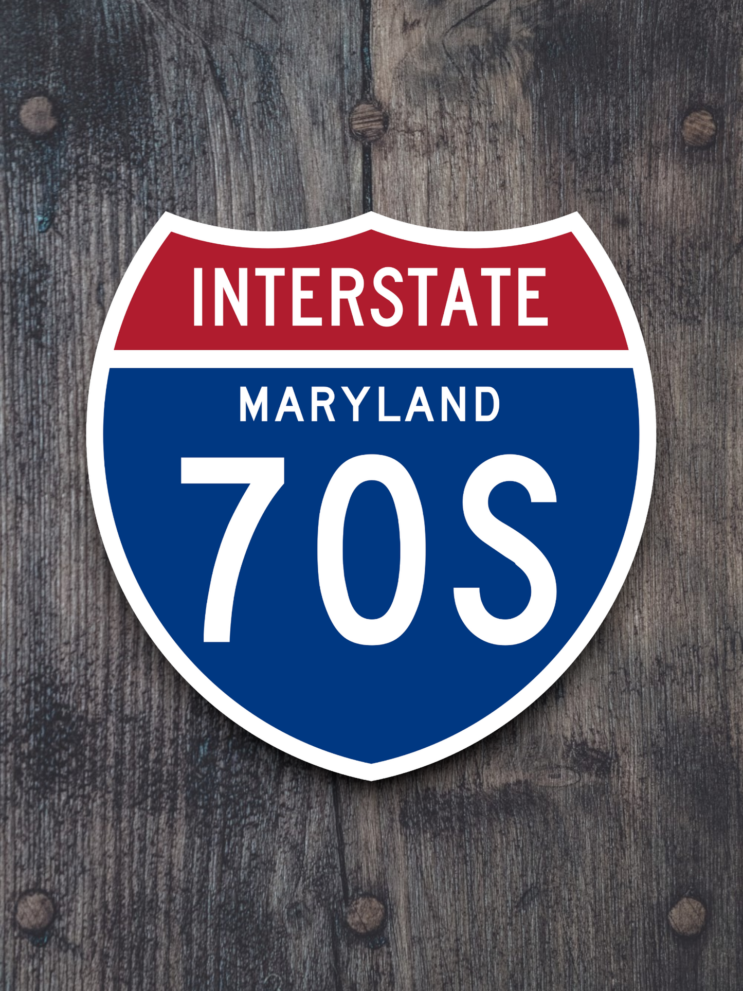 Interstate I-70S Maryland - Road Sign Sticker