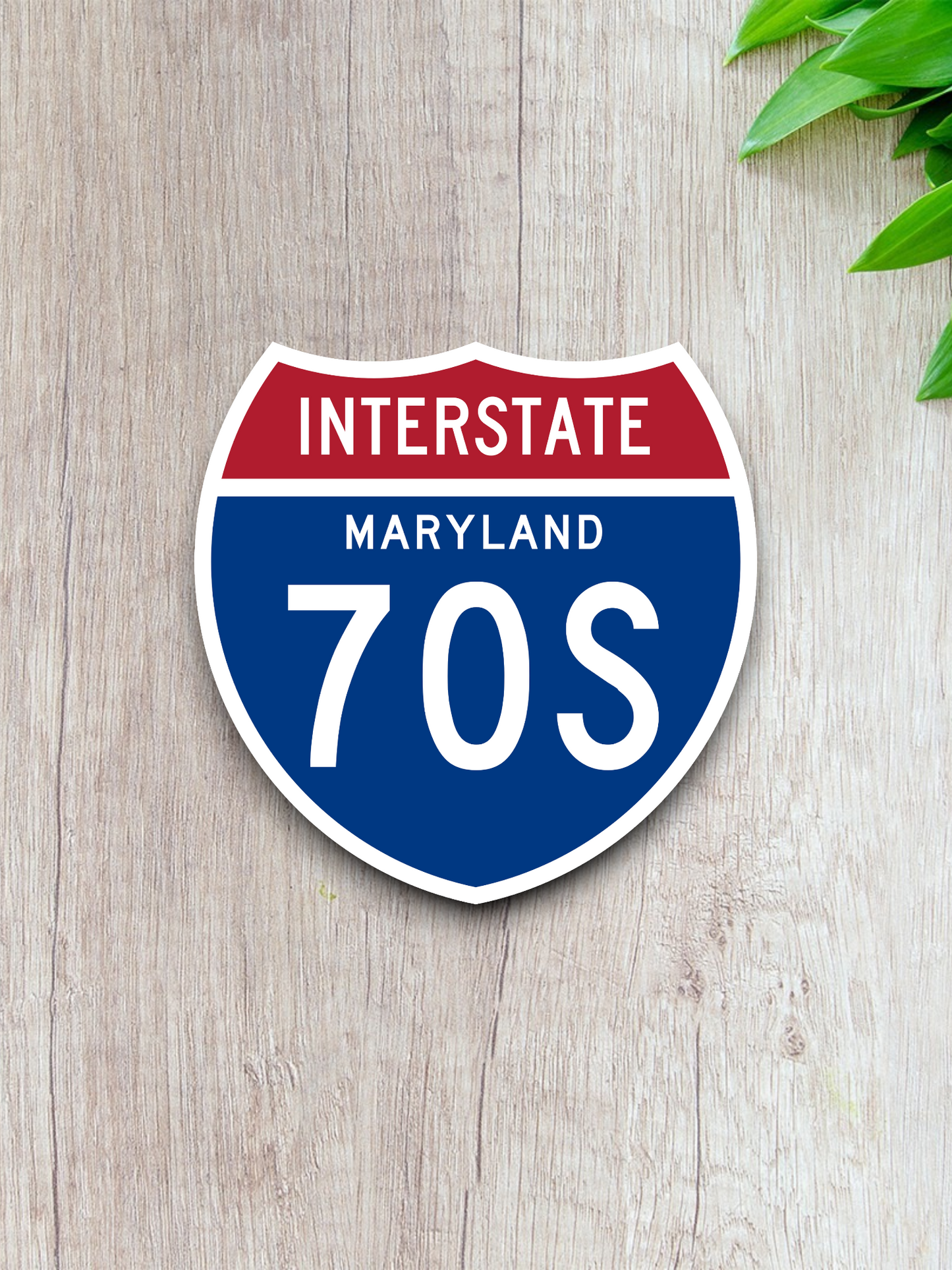 Interstate I-70S Maryland - Road Sign Sticker