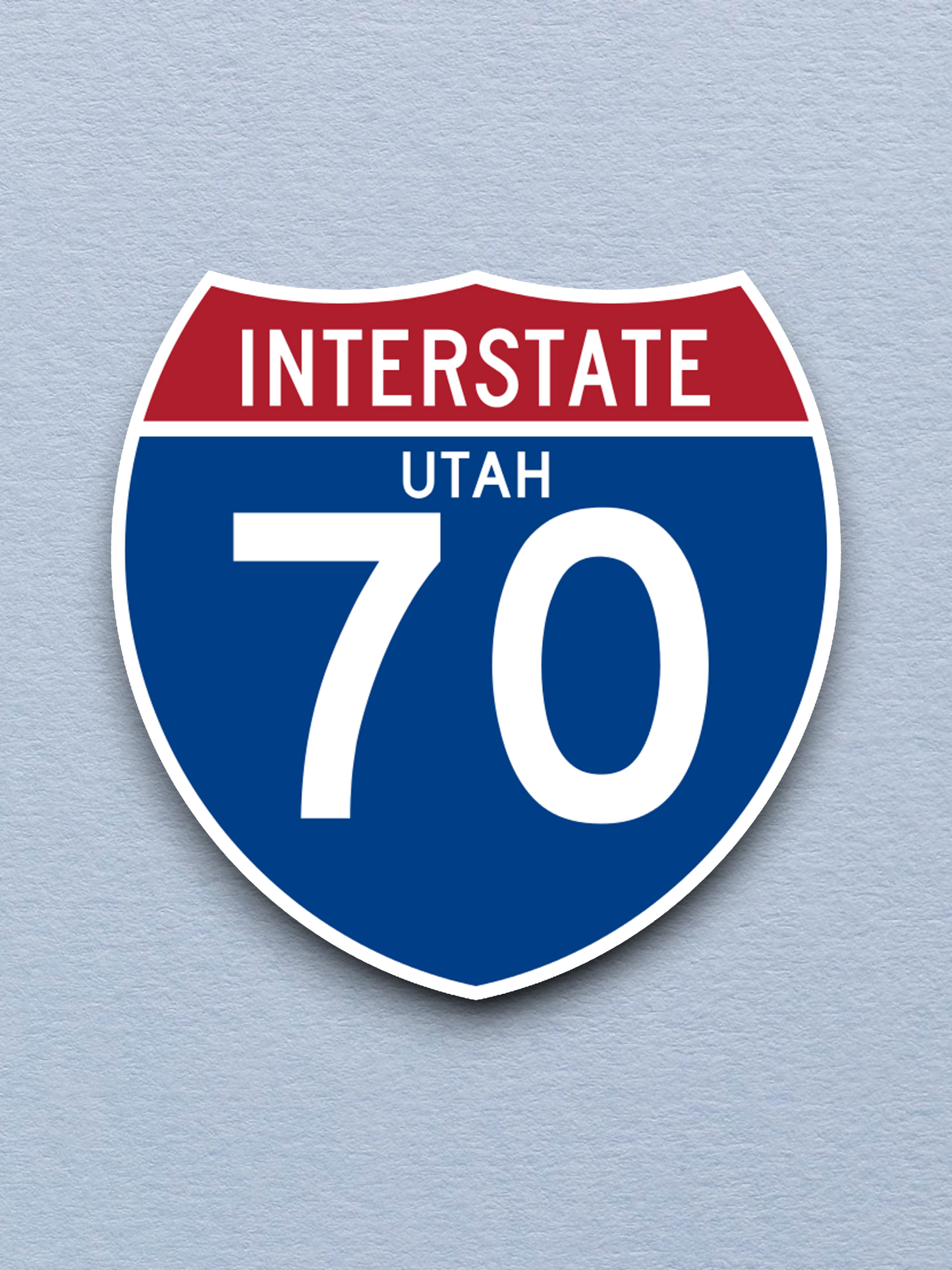 Interstate I-70 Utah - Road Sign Sticker