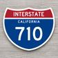 Interstate I-710 California Sticker