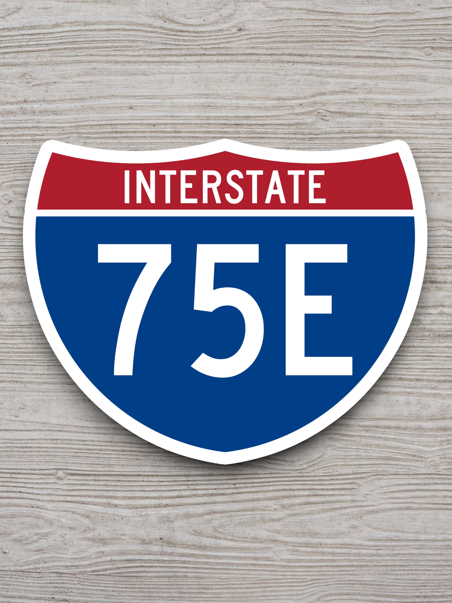 Interstate I-75E - Road Sign Sticker