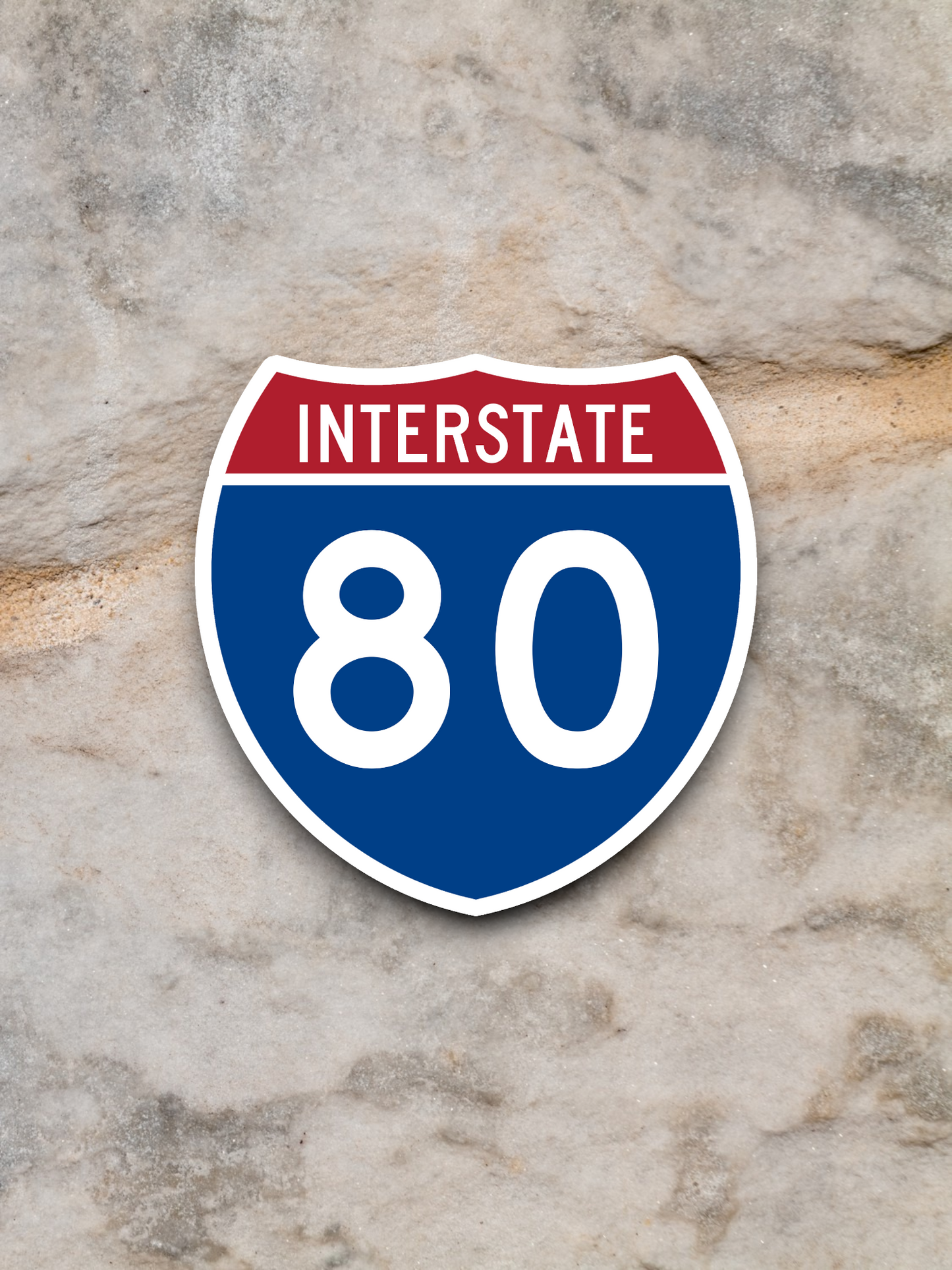 Interstate I-80 Sticker