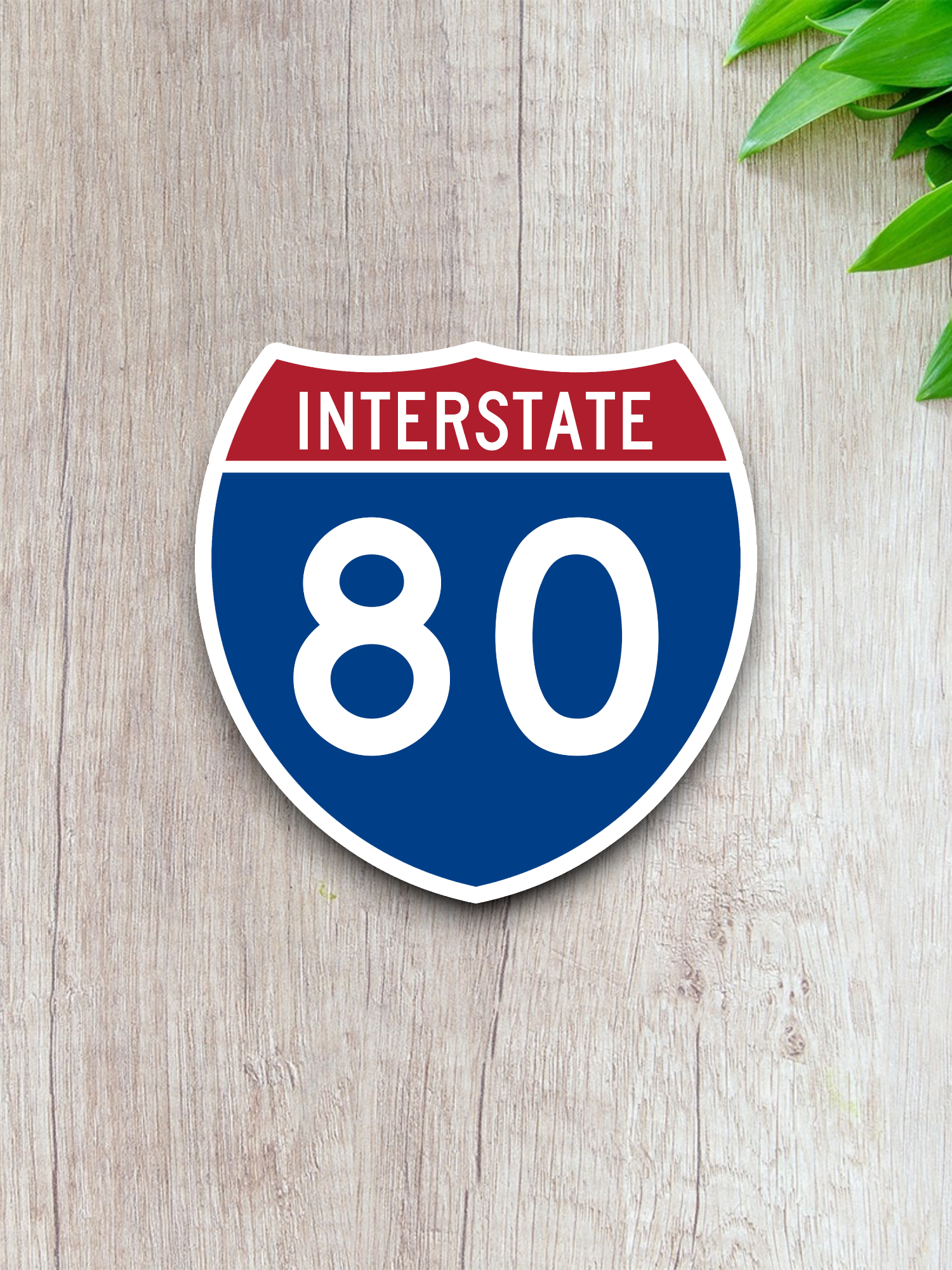 Interstate I-80 Sticker