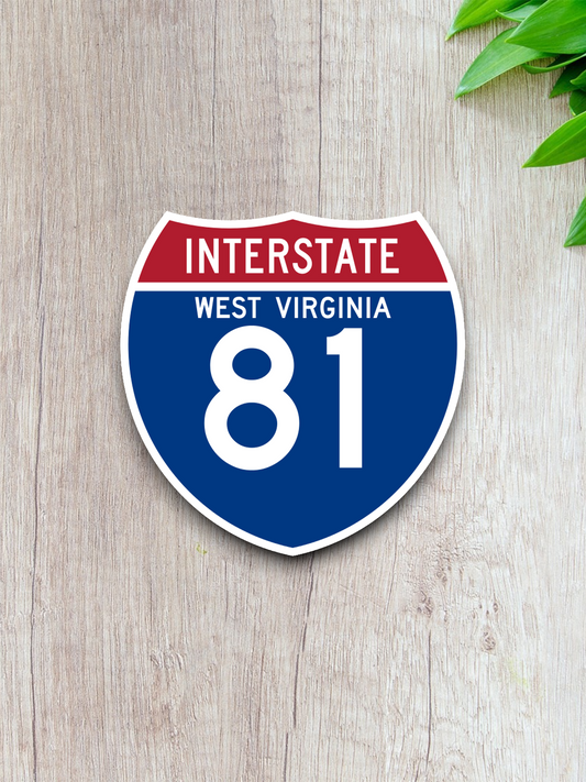 Interstate I-81 West Virginia Sticker