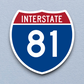 Interstate I-81 Sticker