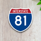Interstate I-81 Sticker