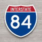 Interstate I-84 Sticker