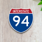 Interstate I-94 Sticker