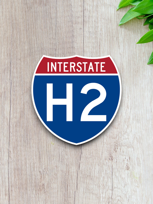 Interstate I-H2 Sticker