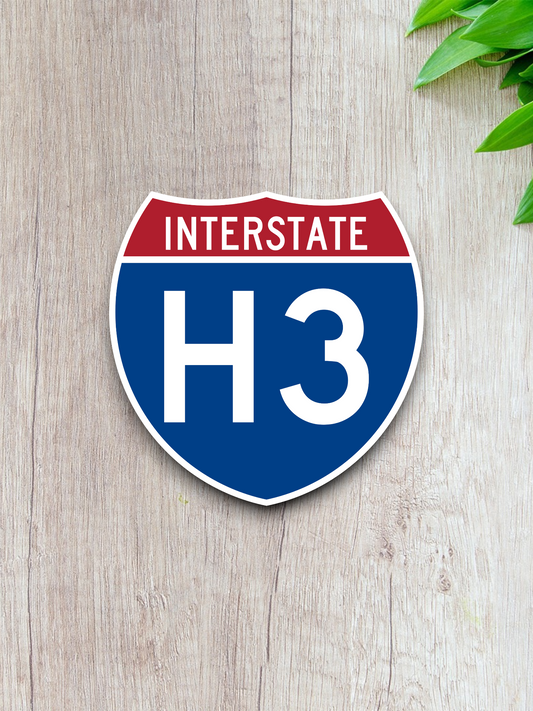 Interstate I-H3 Sticker