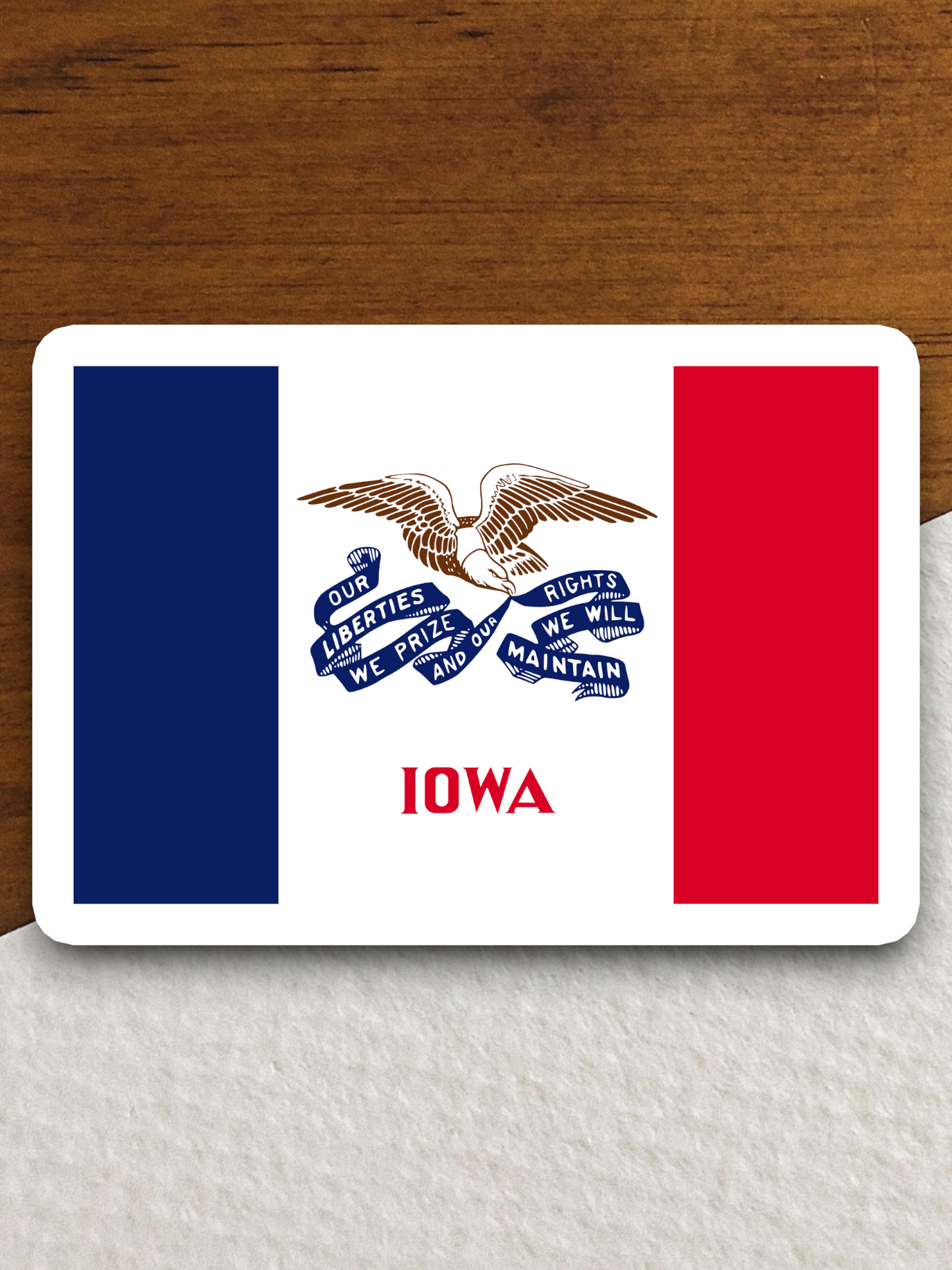 Iowa Flag - State Flag Sticker