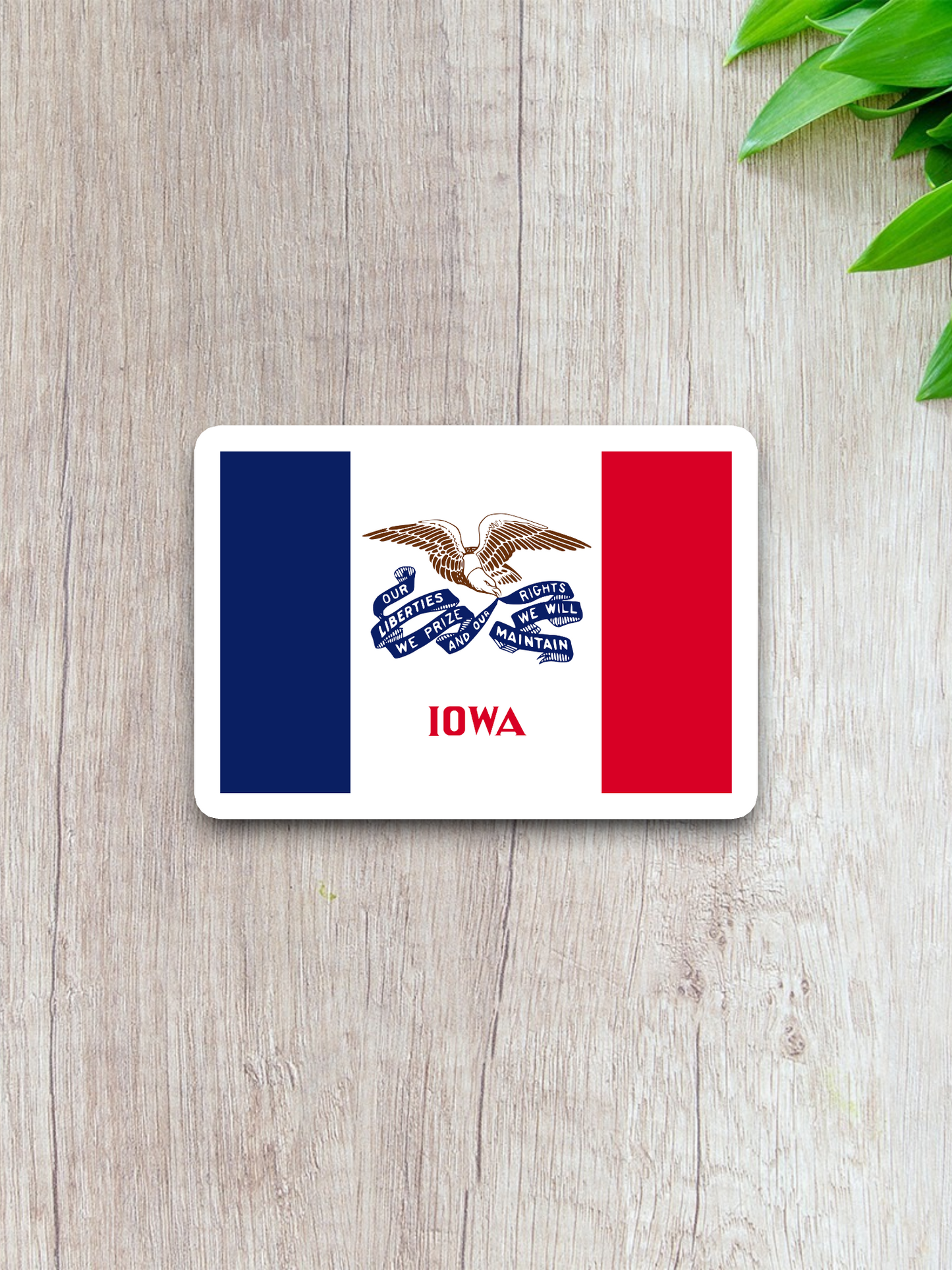 Iowa Flag - State Flag Sticker