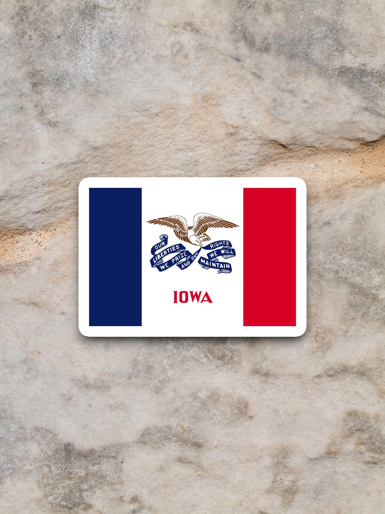 Iowa Flag - State Flag Sticker