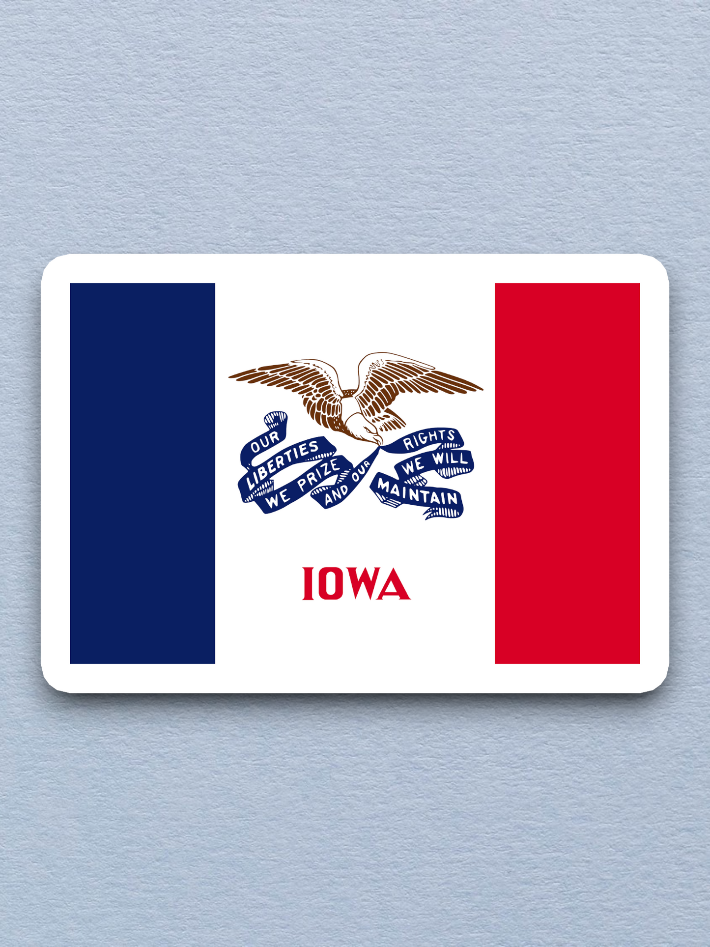 Iowa Flag - State Flag Sticker