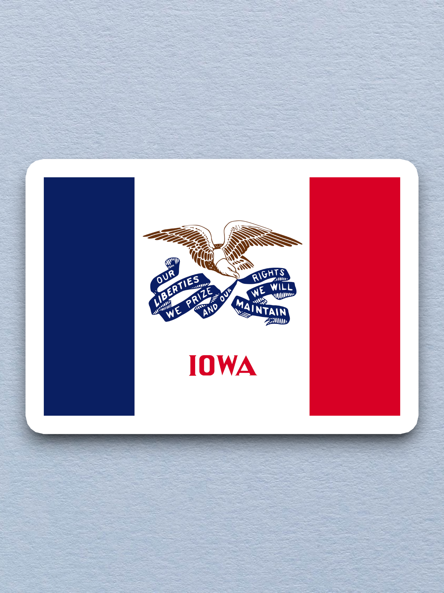 Iowa Flag - State Flag Sticker