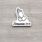 Jeremiah 29 Faith Sticker