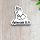 Jeremiah 29 Faith Sticker