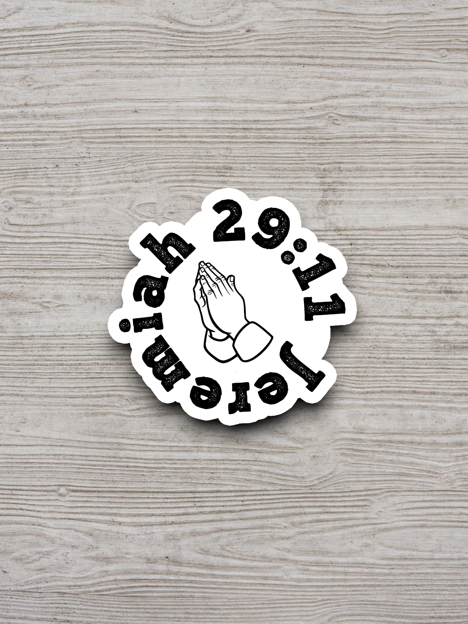 Jeremiah 29 Faith Sticker