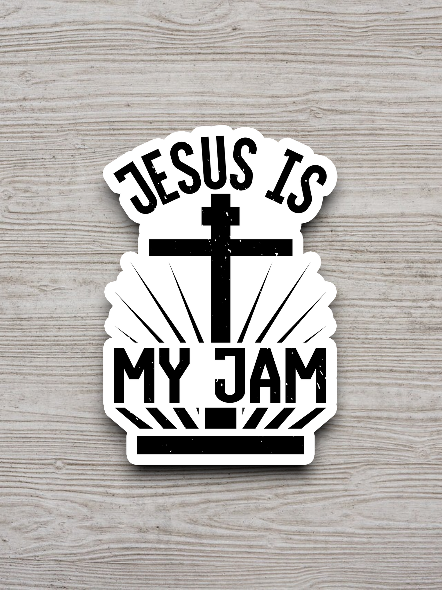 Jesus Is My Jam Faith Sticker