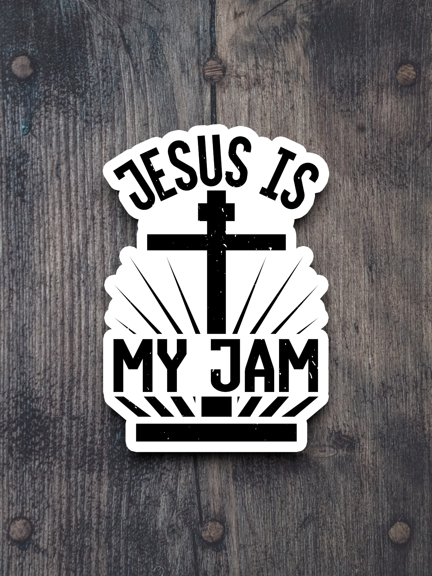 Jesus Is My Jam Faith Sticker