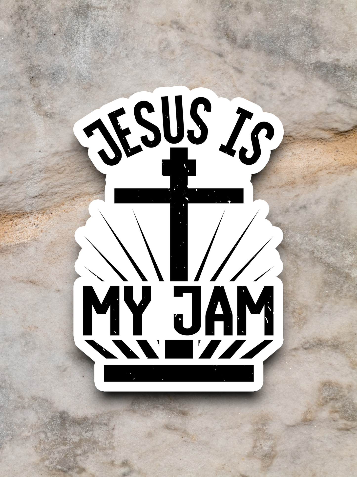 Jesus Is My Jam Faith Sticker