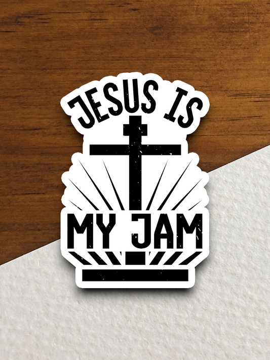 Jesus Is My Jam Faith Sticker