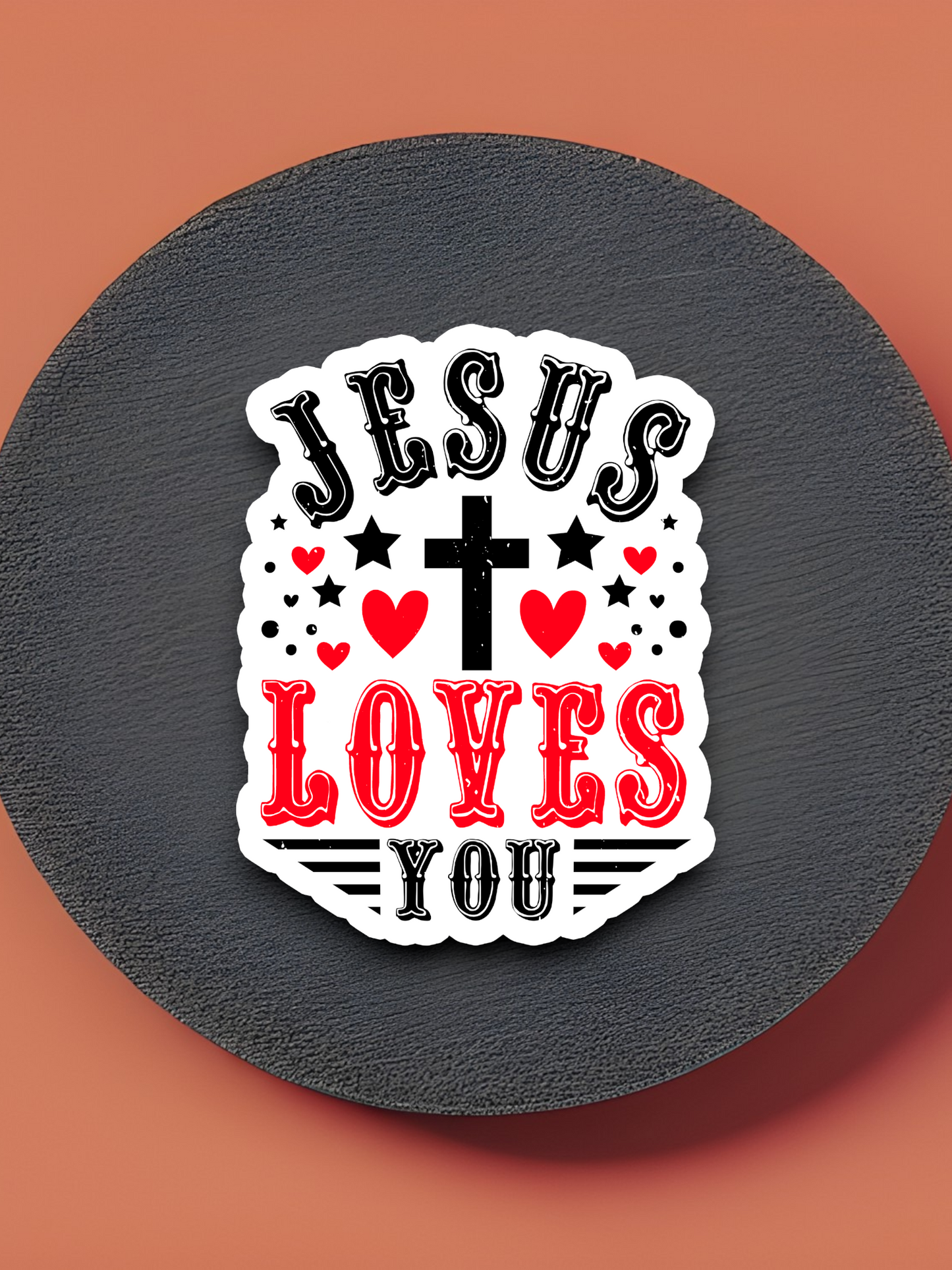 Jesus Loves You Sticker