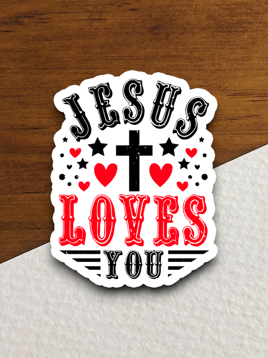 Jesus Loves You Sticker