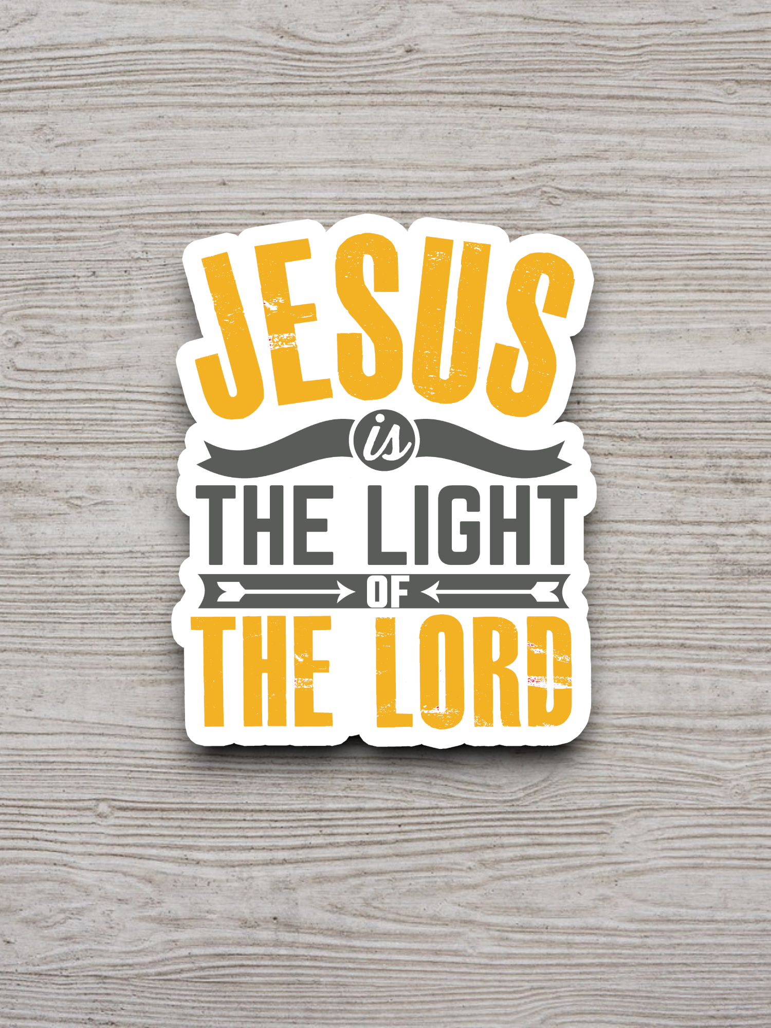 Jesus is the Light of the Lord Sticker