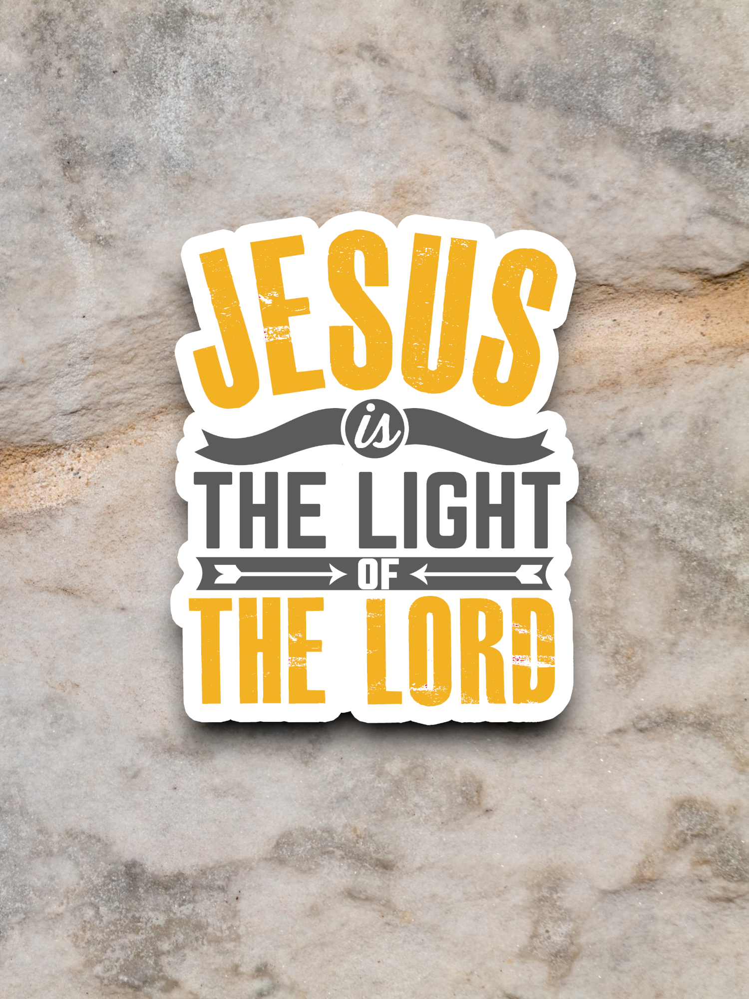 Jesus is the Light of the Lord Sticker