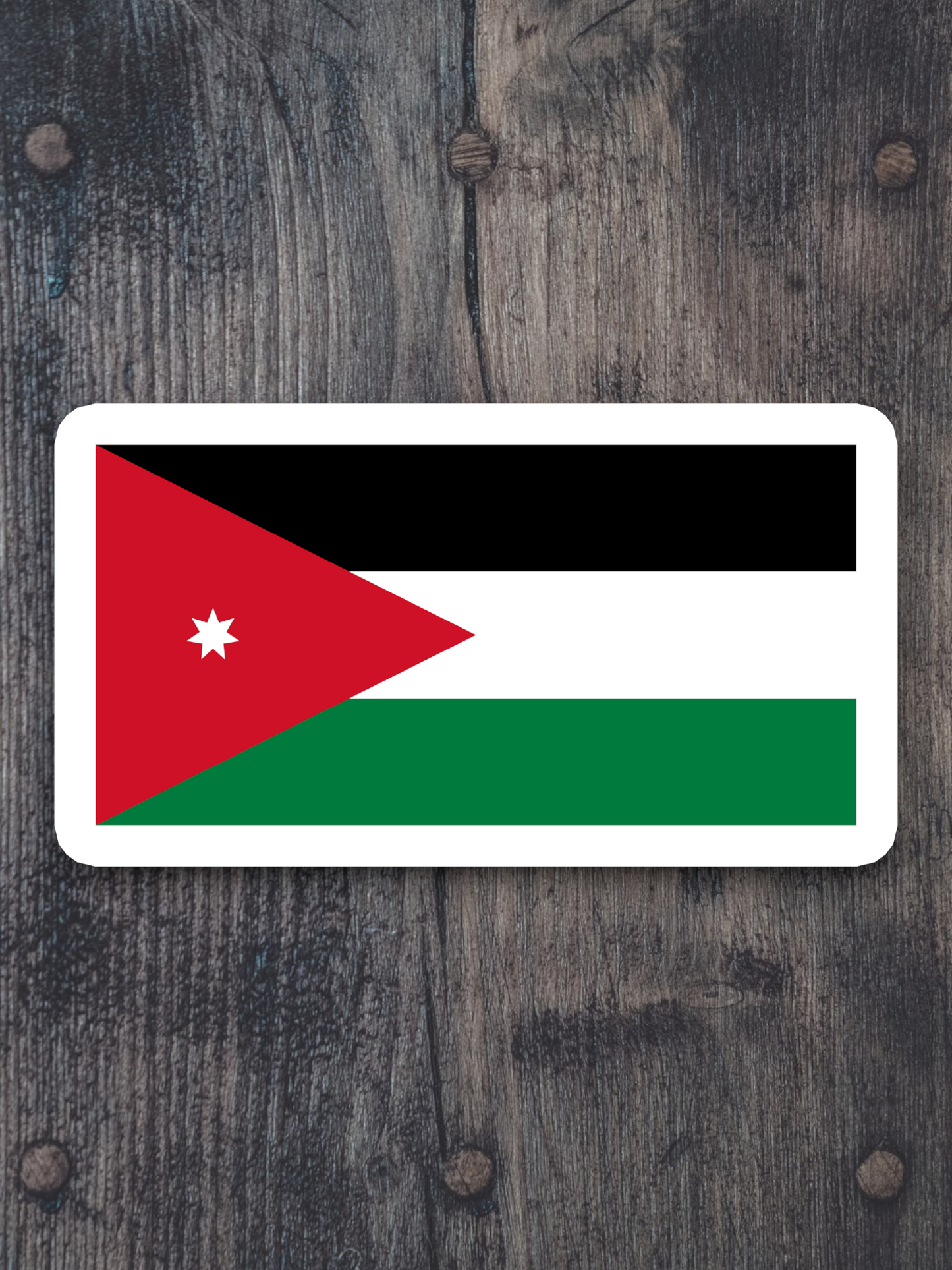 Jordan Flag - International Country Flag Sticker