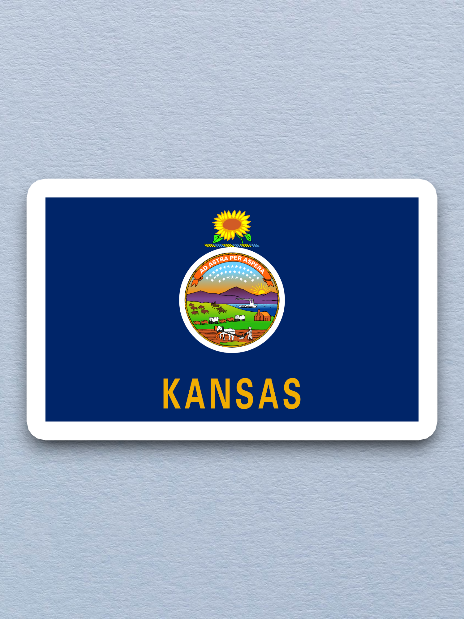 Kansas Flag - State Flag Sticker
